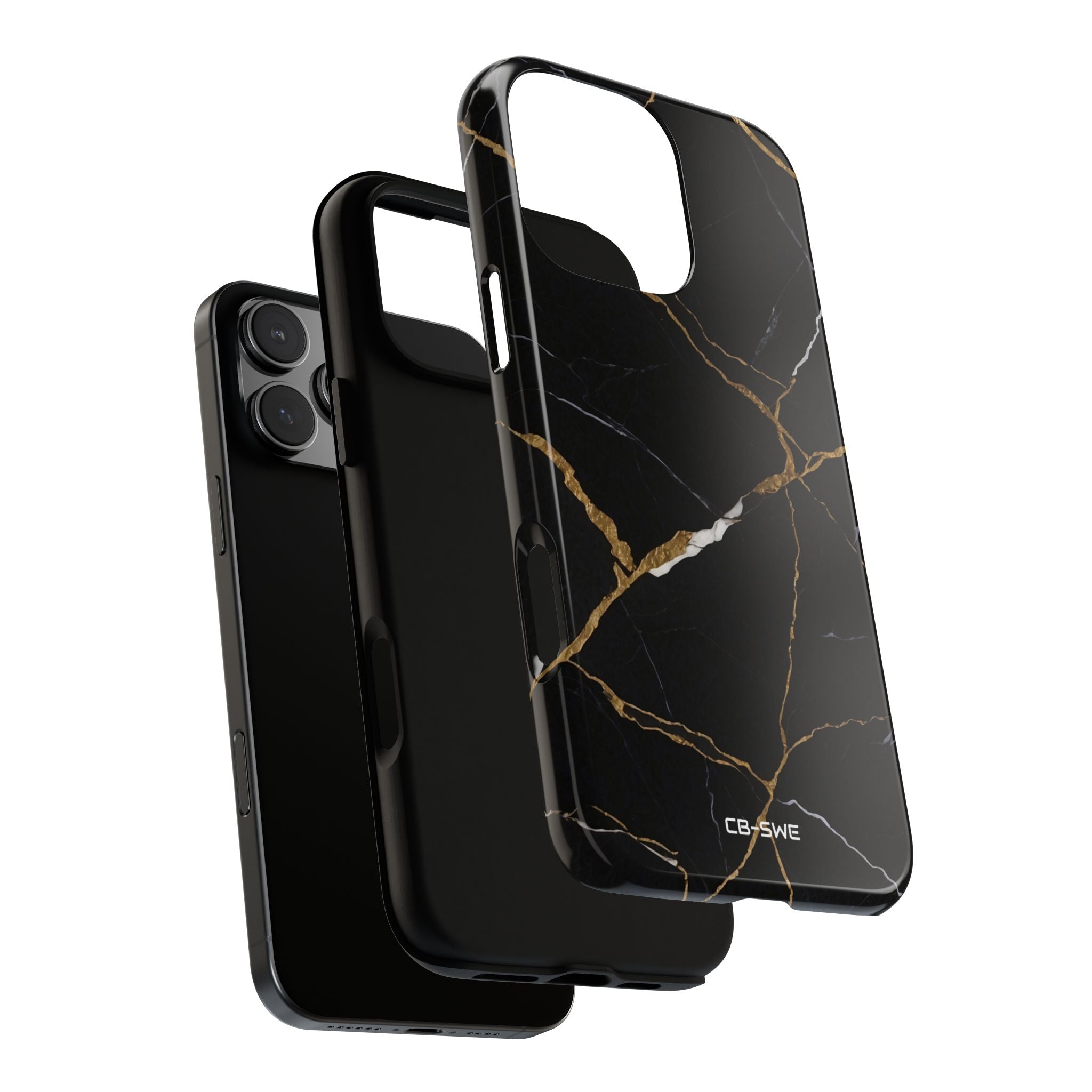 Golden Veins Emerge - iPhone Case