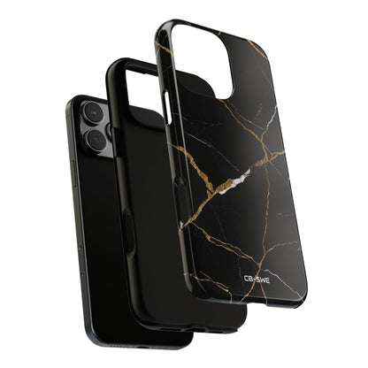 Golden Veins Emerge - iPhone Case