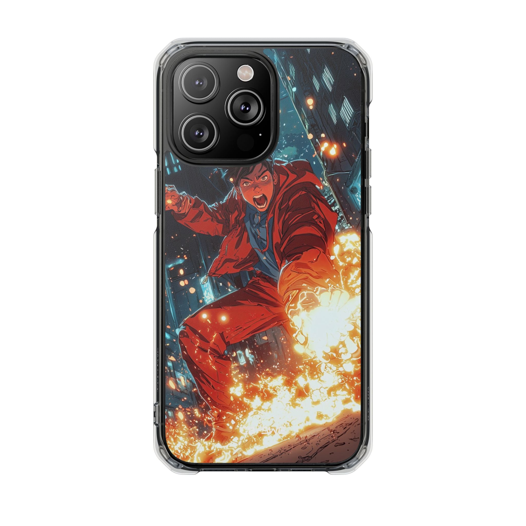 Flames Ignite Action iPhone Case - Impact