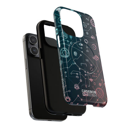 Digital Circuit Flow iPhone 15 - Tough+