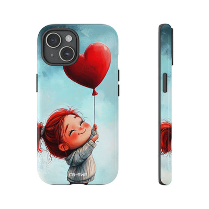 Joyful Girl Flies - iPhone Case