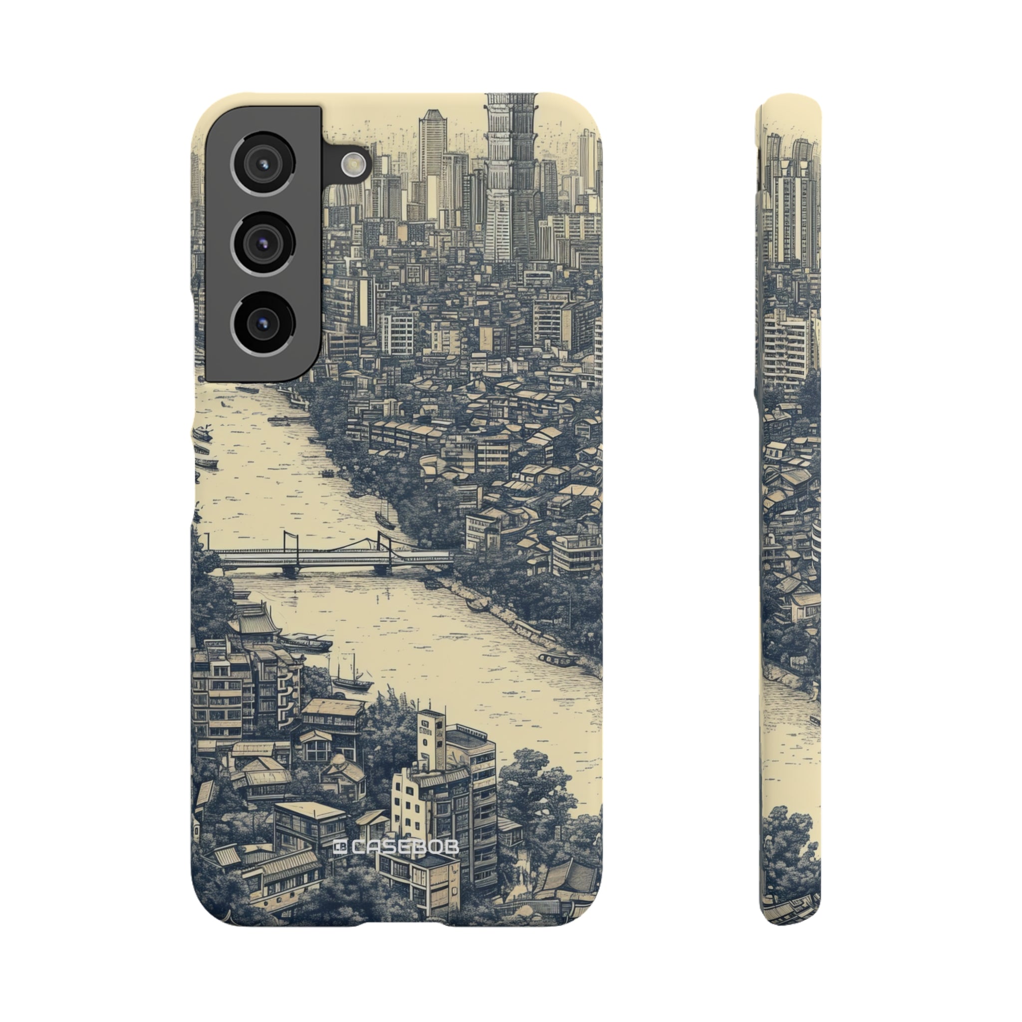 Nostalgic Metropolis | Slim Phone Case for Samsung