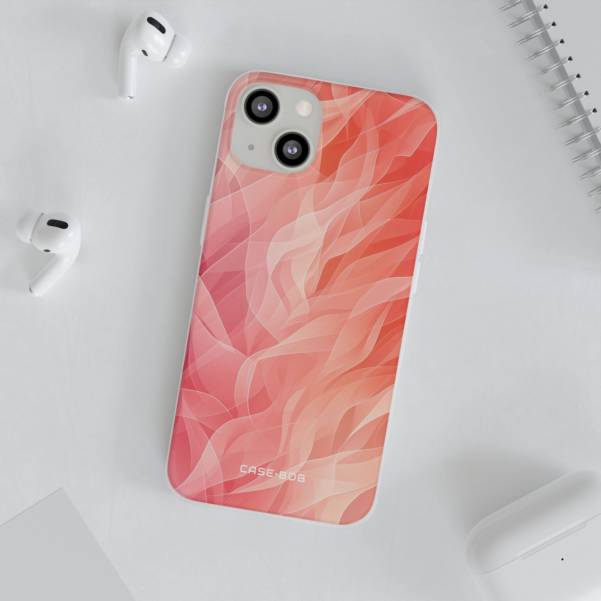 Peach Wave Drift iPhone 13 - Soft