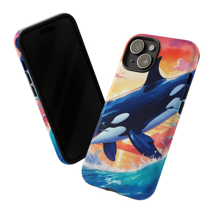 Orca Leaps Joyfully - iPhone Case