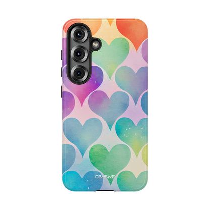Watercolor Heart Symphony - Samsung Case