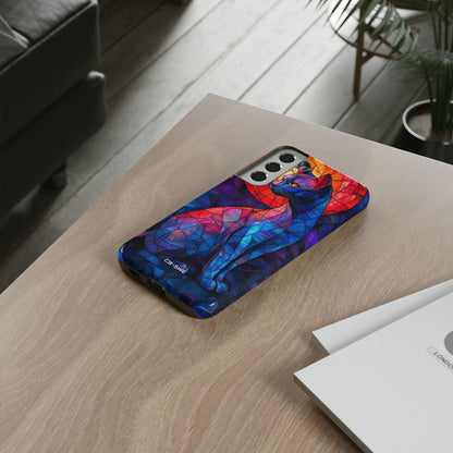 Cat Silhouettes Glow - Samsung Case