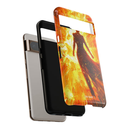 Fiery Energy Erupts - Google Pixel Case