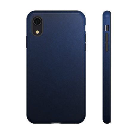 Gradient Black & Blue iPhone Case (Protective) iPhone XR Glossy Phone Case