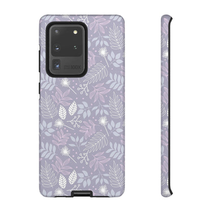 Purple Mona Leaf - Protective Phone Case