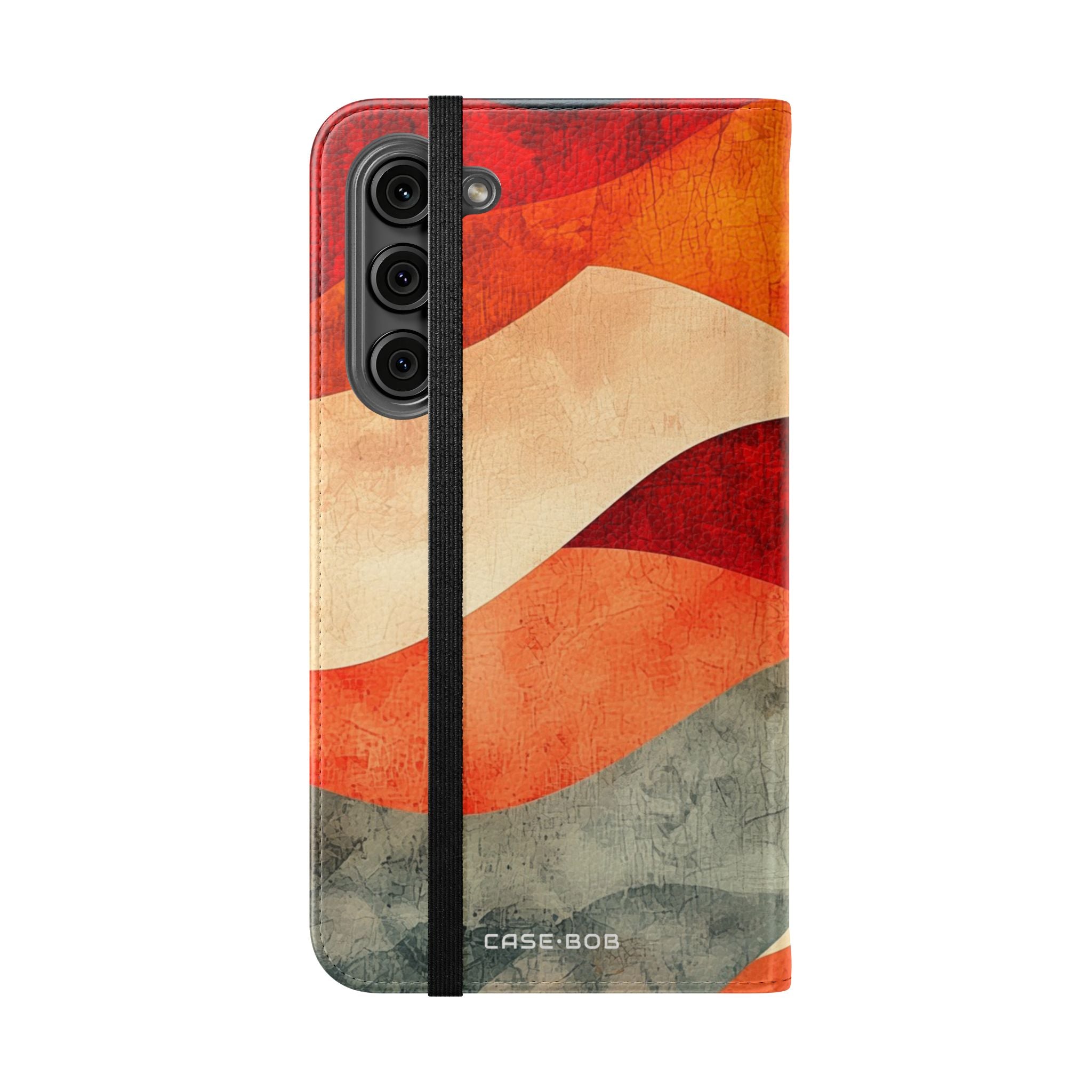Crimson Ripples - Samsung S23+ Case - Wallet