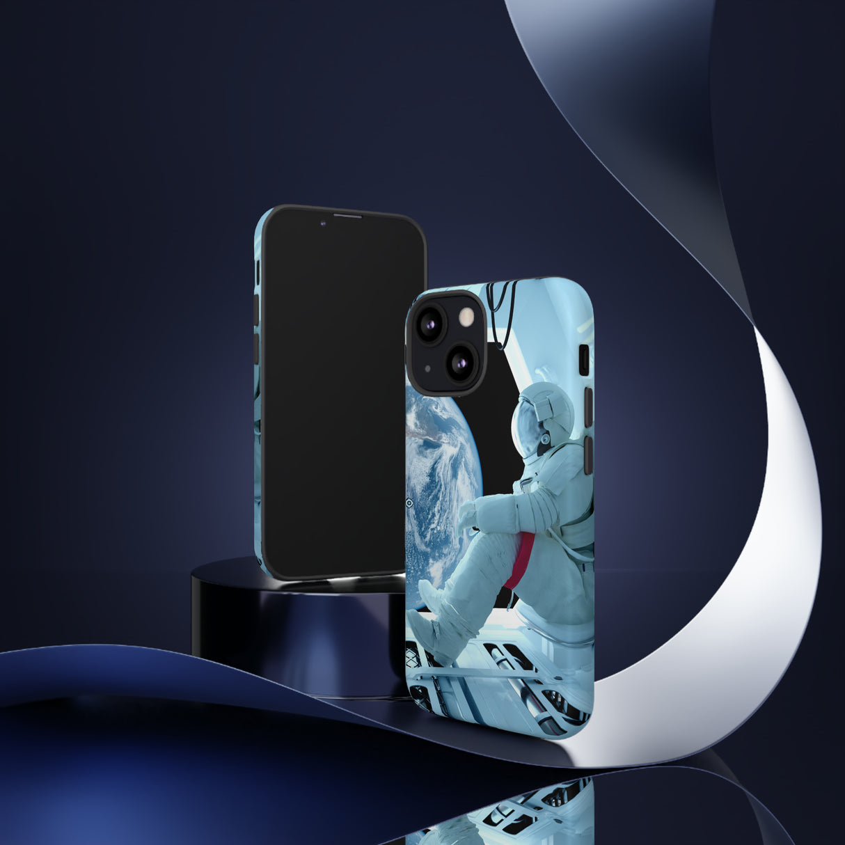 Astronaut inside Shuttle - Protective Phone Case