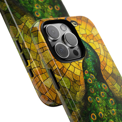 Peacock Spreads Light - iPhone Case