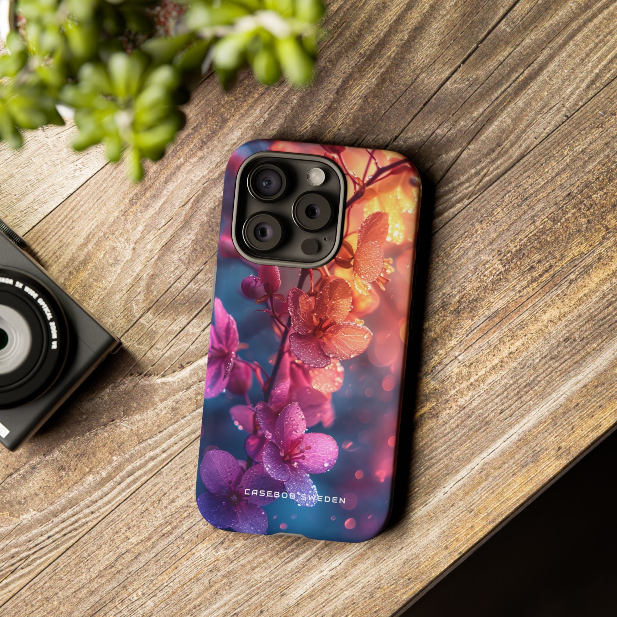 Surreal Flower Harmony iPhone 15 - Tough Phone Case