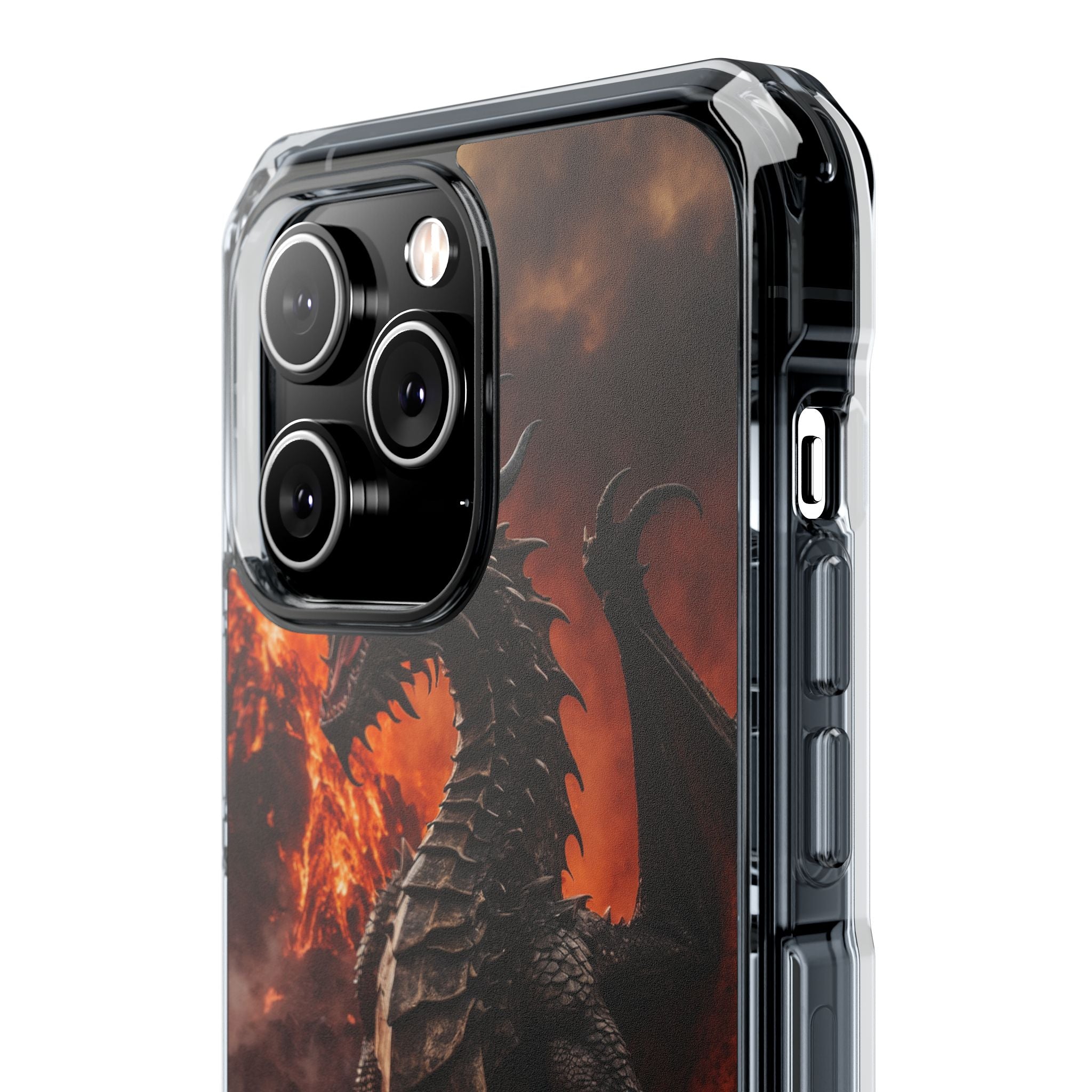 Fiery Dragon Soars iPhone Case - Impact