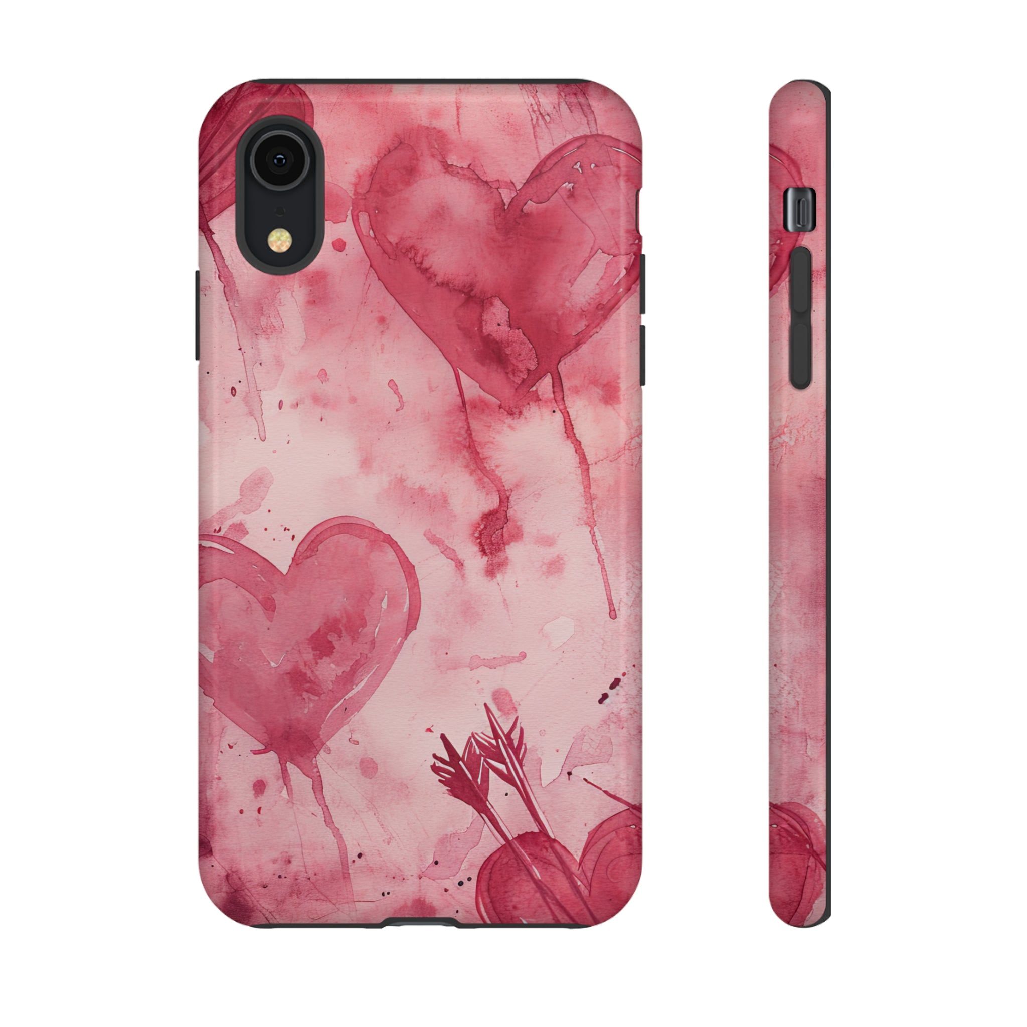 Cupid's Heart Entwined - Protective Phone Case