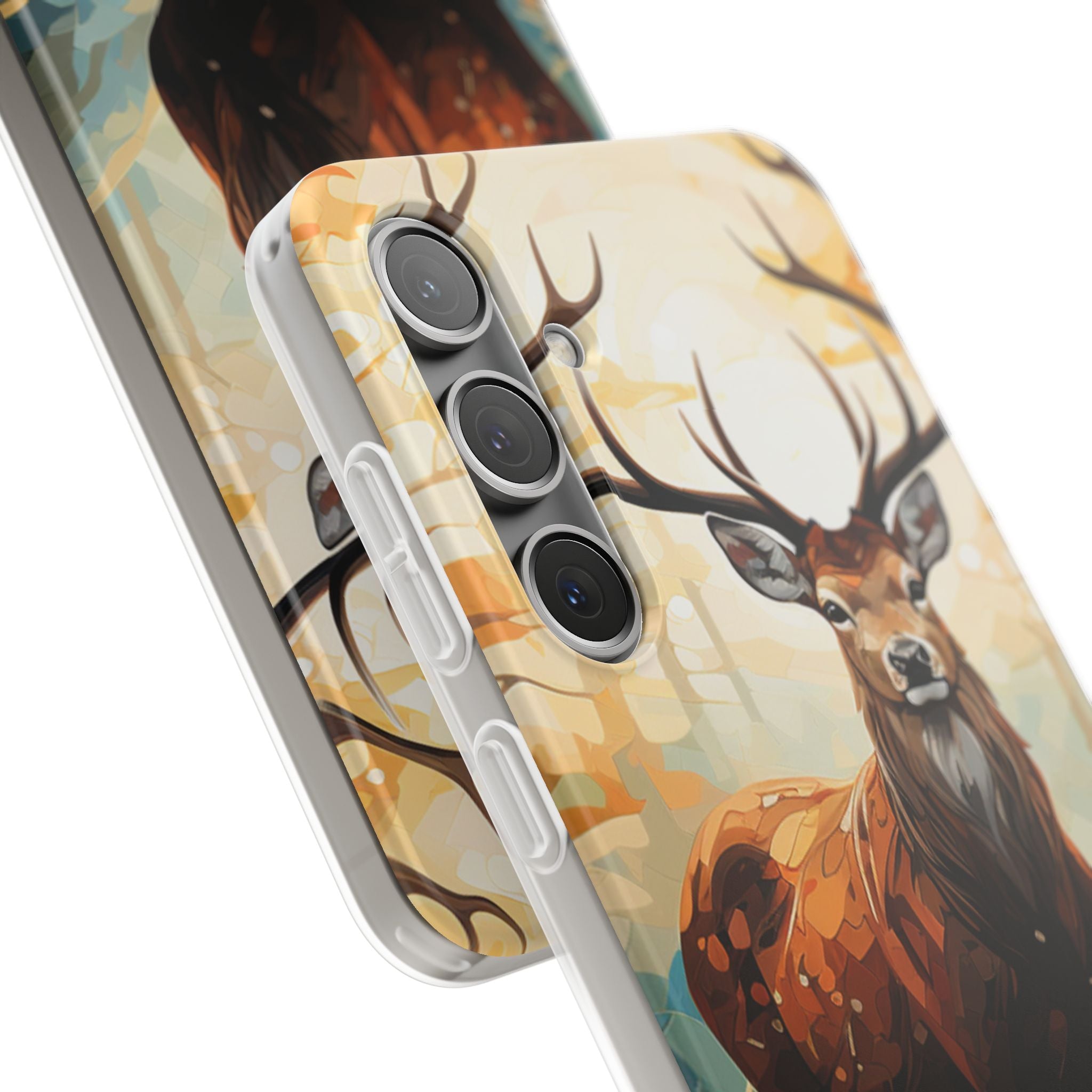 Glowing Stag Samsung S24 Plus Case - Soft