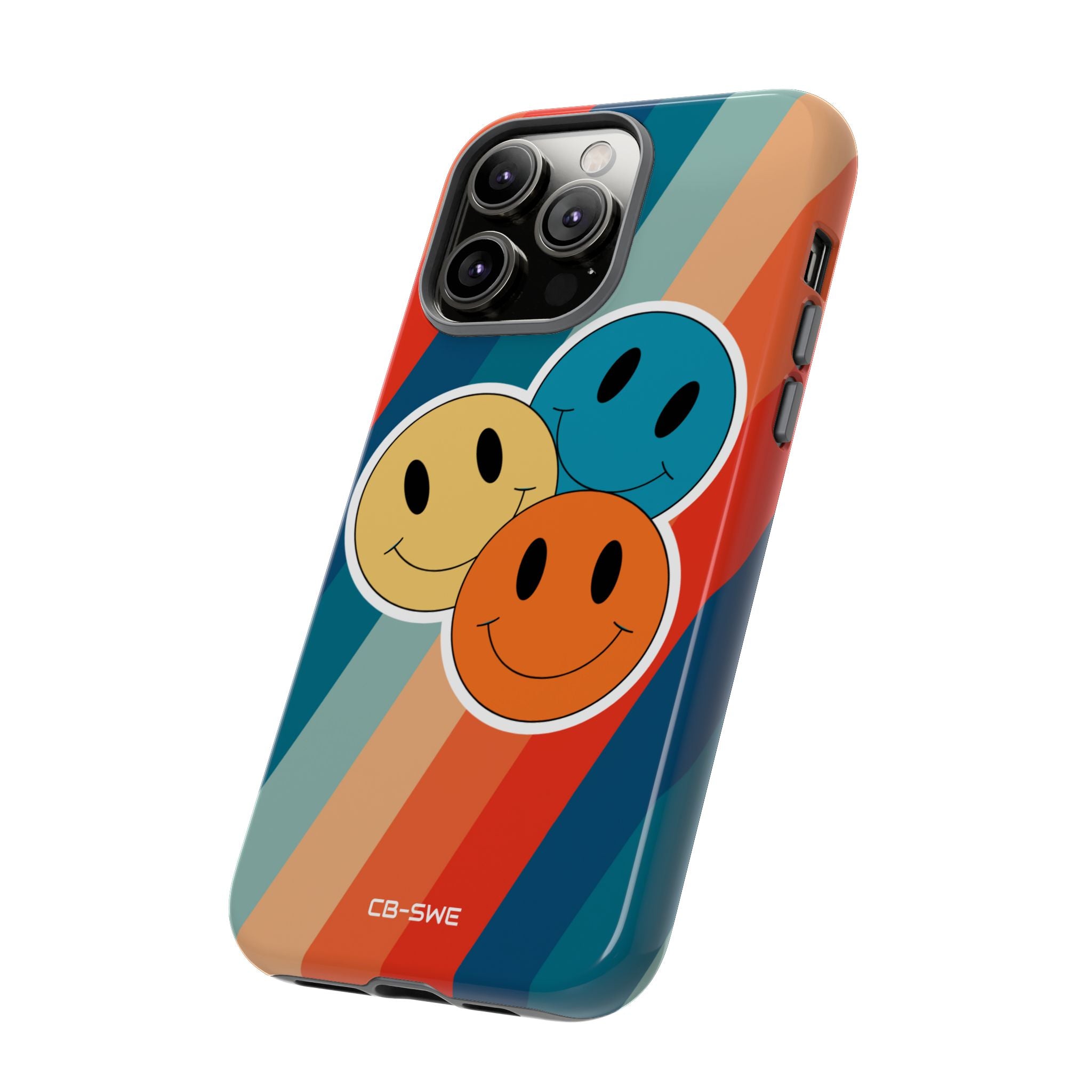 Retro Smiley Harmony - iPhone Case