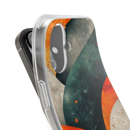 Crimson Wave iPhone 16 Case - Soft