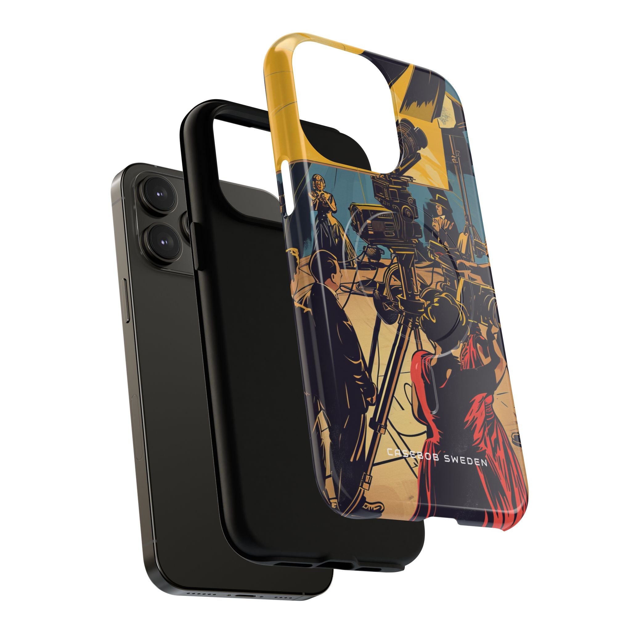 Golden Era Cinematic Spotlight iPhone 14 | Tough+ Phone Case