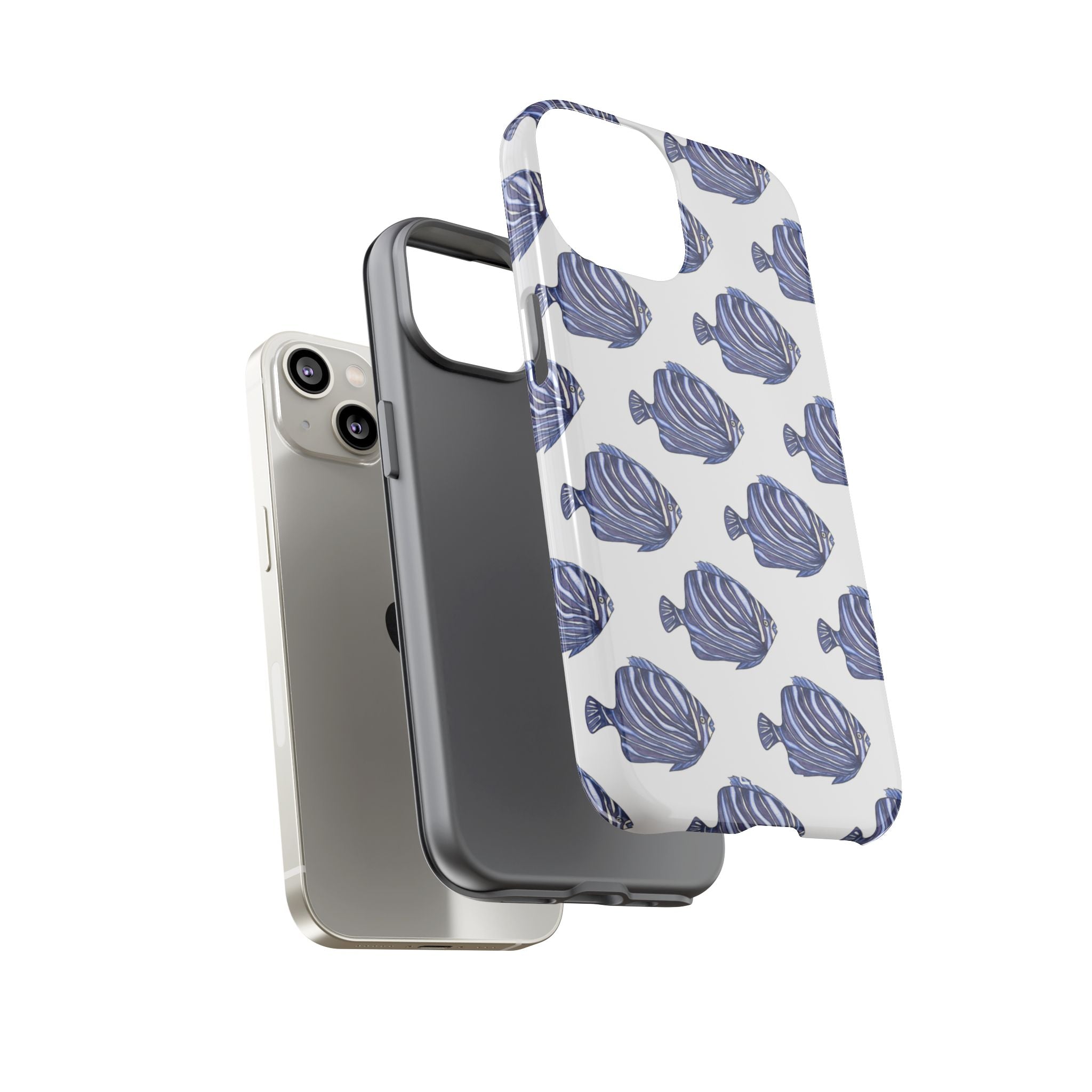 Swimmers Dance Gracefully - iPhone Case