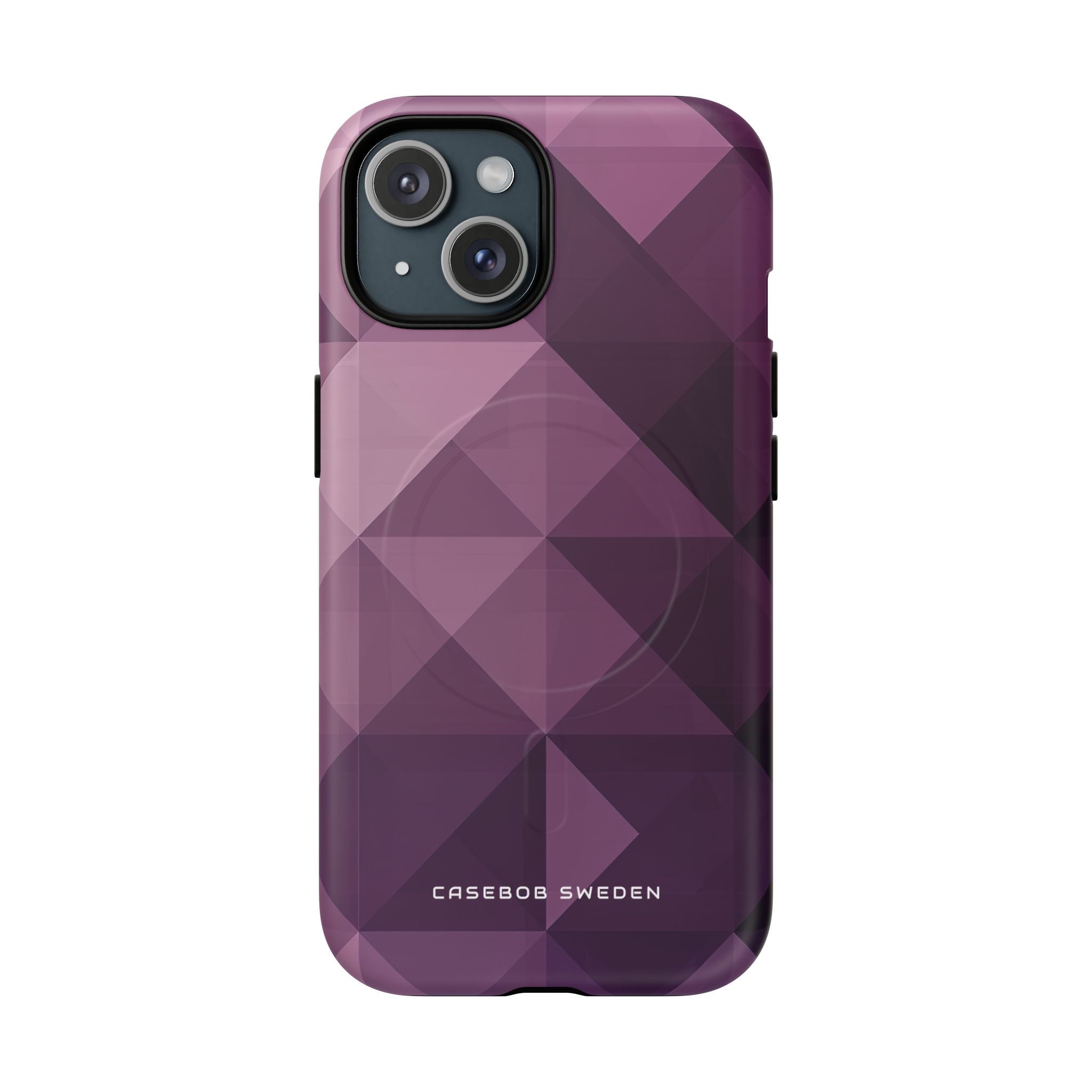 Gradient Purple Mosaic iPhone 15 | Tough+ Phone Case