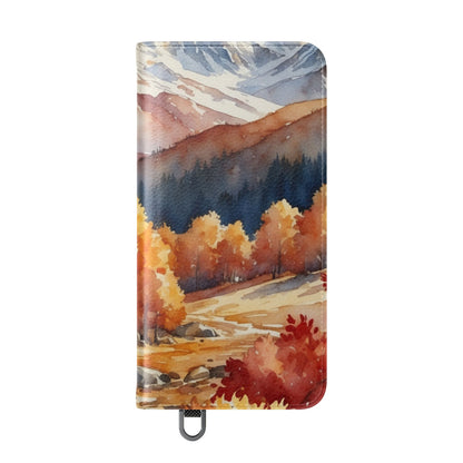 Syksyn vuori - Samsung S25 Case - lompakkotyyppinen