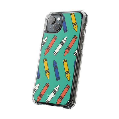 Crayons Dance Playfully iPhone Case - Impact