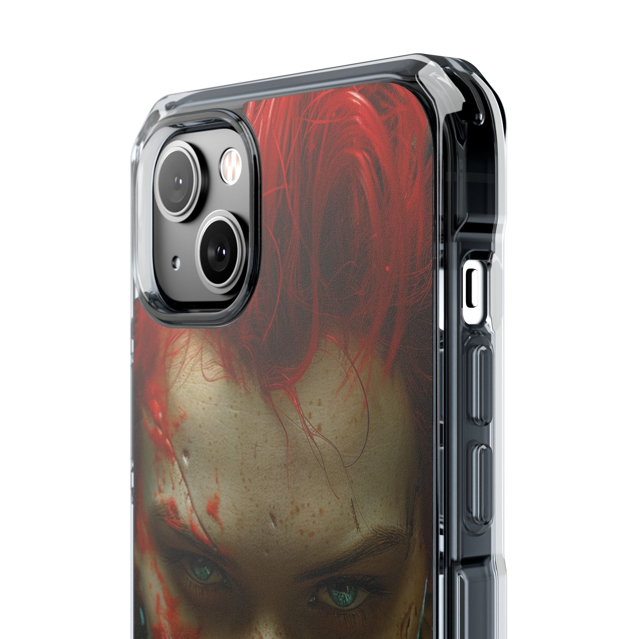 Red Spike Gaze iPhone 14 Plus Case - Impact