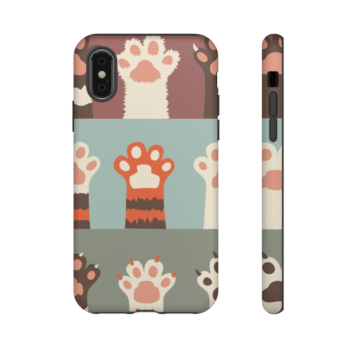 Vintage Cat Paw - Protective Phone Case