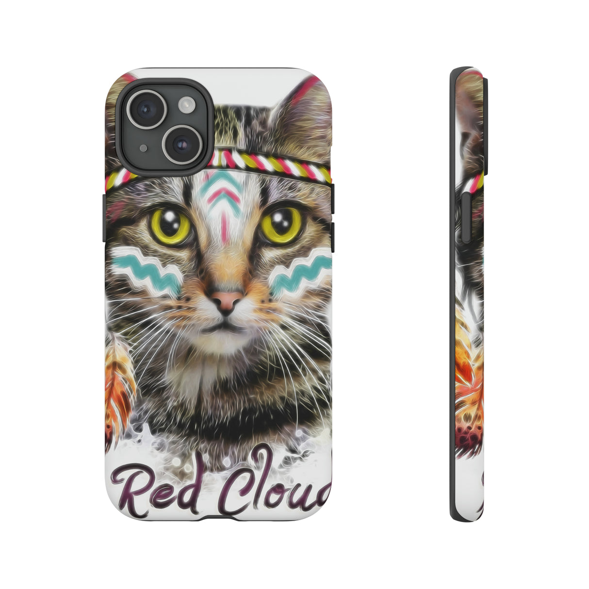 Red Cloud Cat - Protective Phone Case