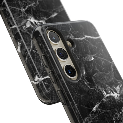 Black Marble - Protective Phone Case