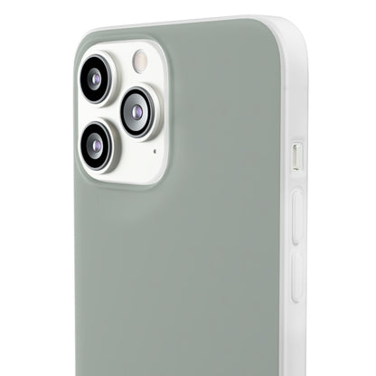 Aschgraue iPhone-Hülle – Flexi