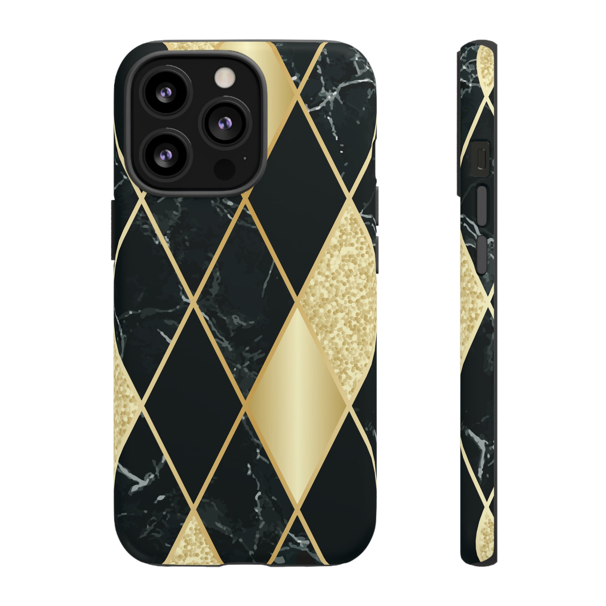 Glitter Rhombus - Protective Phone Case