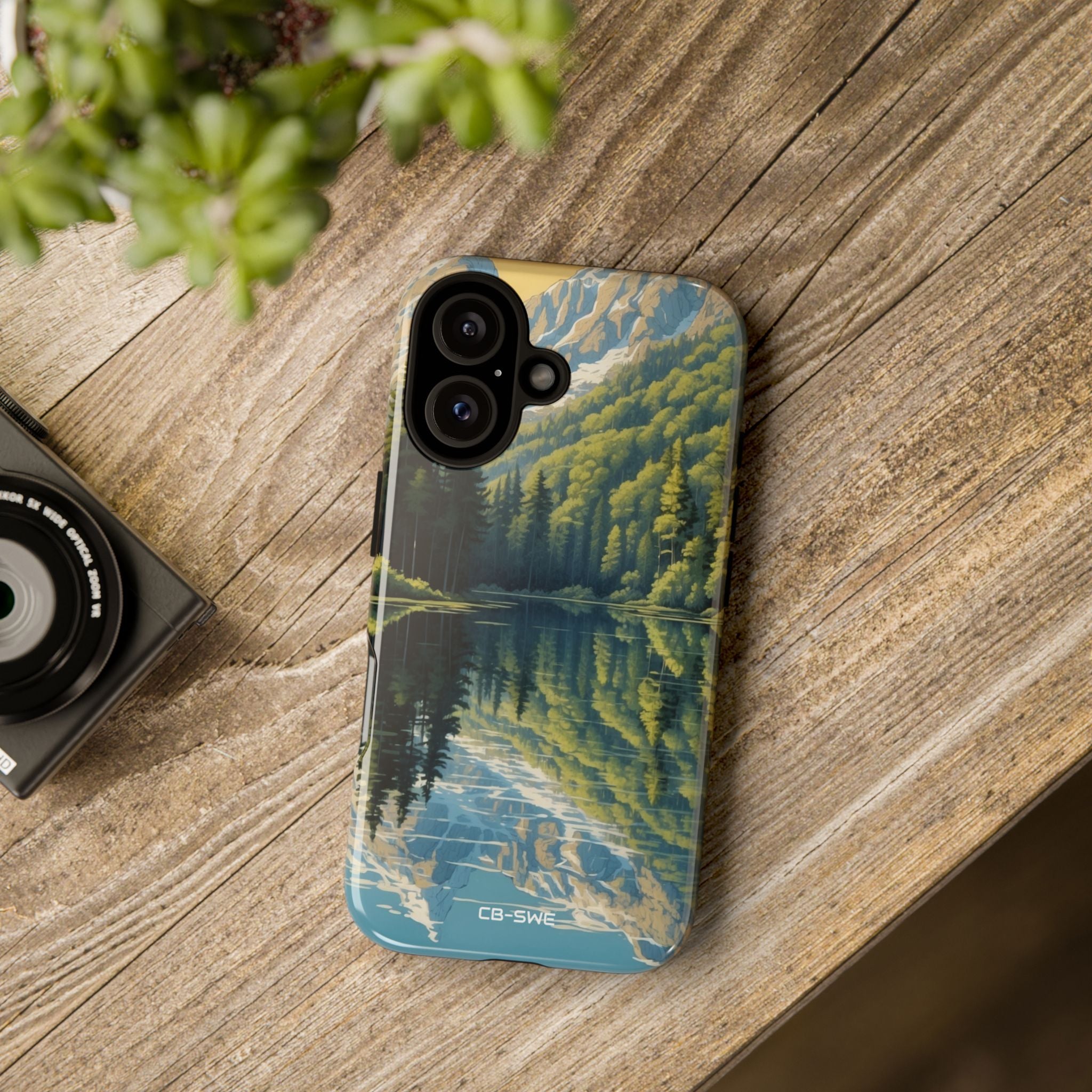 Mountain Peaks Reflect - iPhone Case
