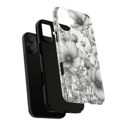 Grayscale Botanical Elegance - for iPhone 16