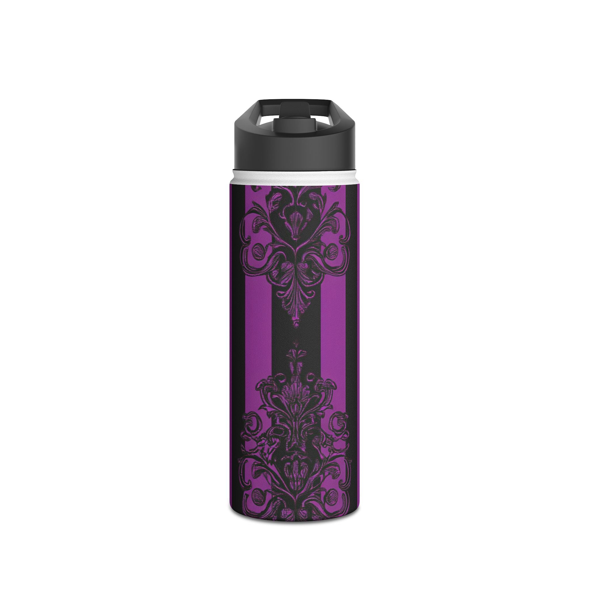 Baroque Stripes - Stainless Steel Water Bottle