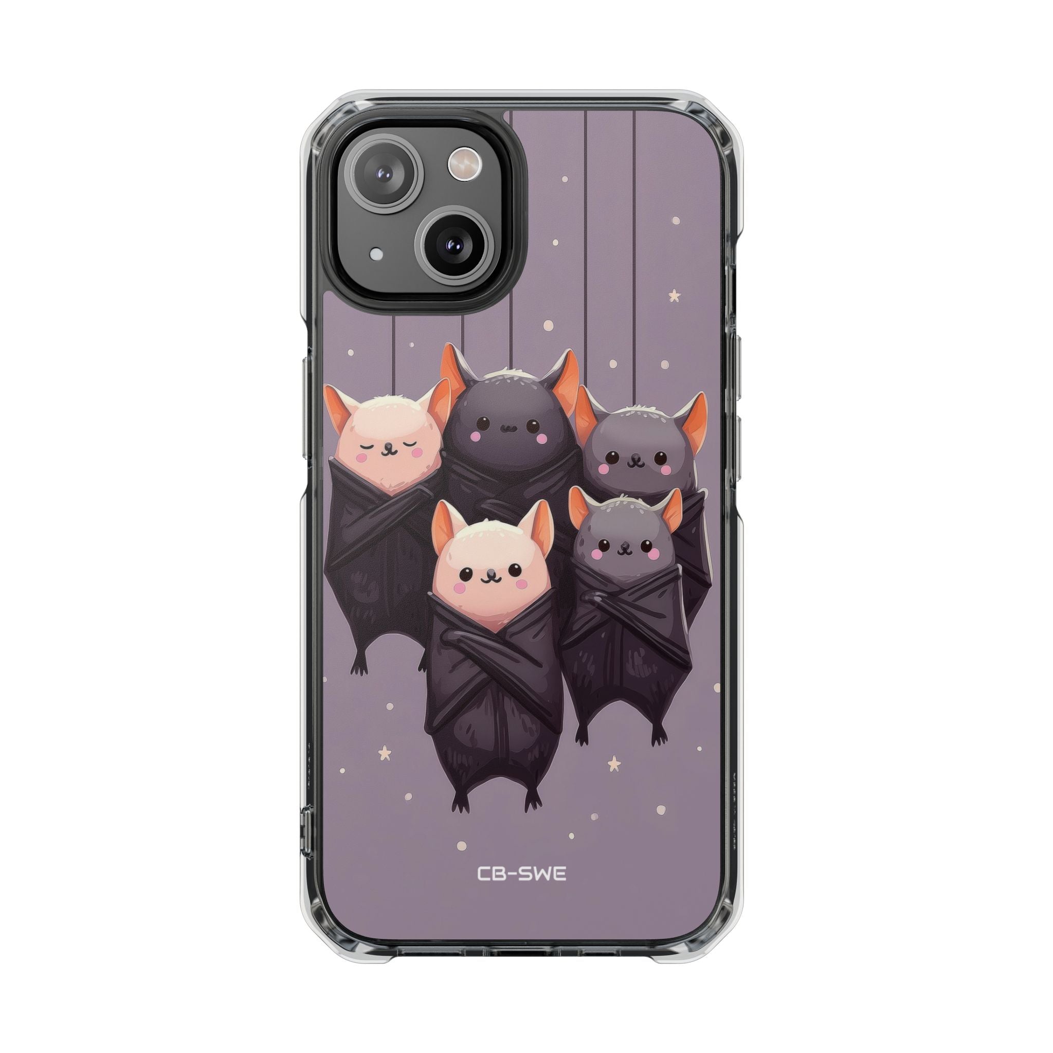 Playful Bats Hang iPhone Case - Impact