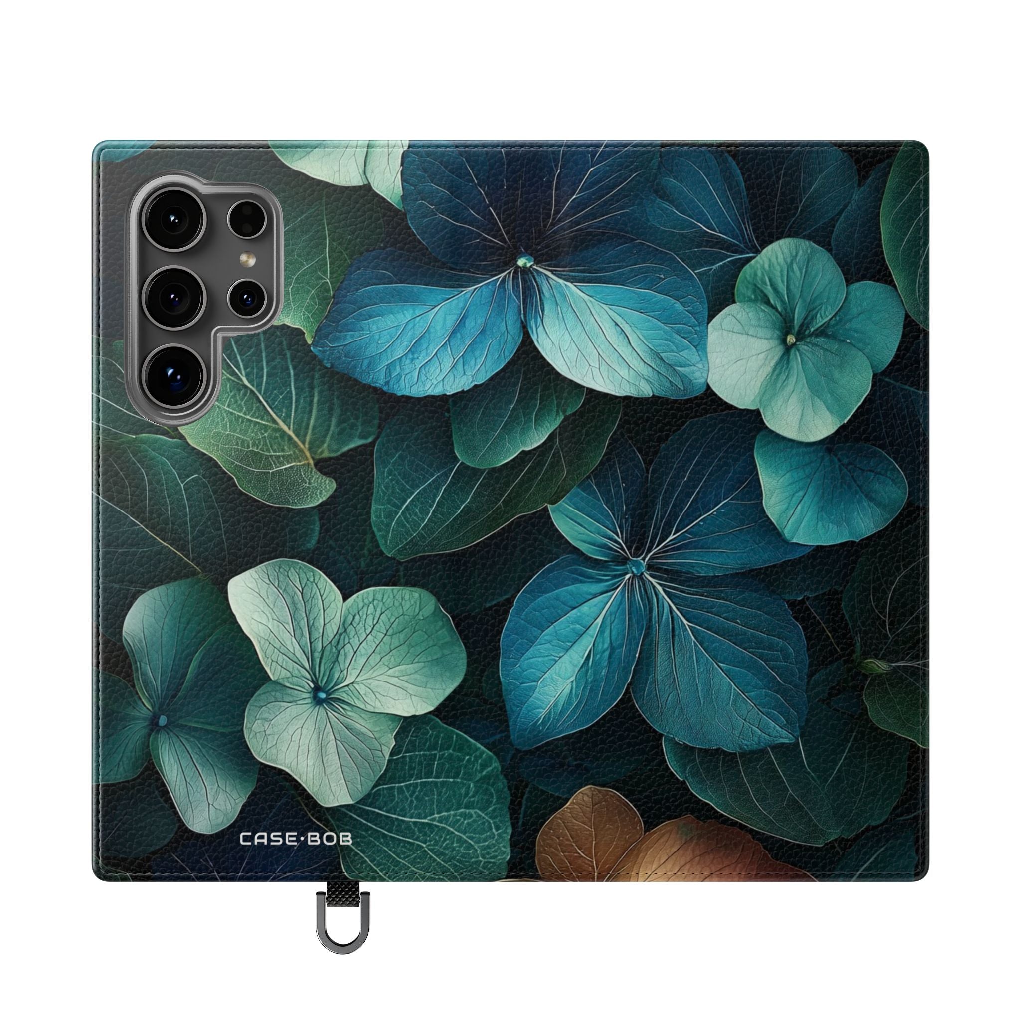 Teal Bloom - Samsung S24 Ultra Case - Wallet