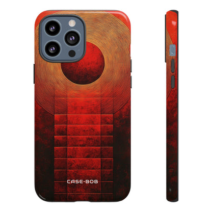 Crimson Orbit iPhone 13 Pro Max Case - Tough