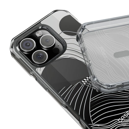 Monochrome Motion Flow iPhone 16 - Impact Clear+
