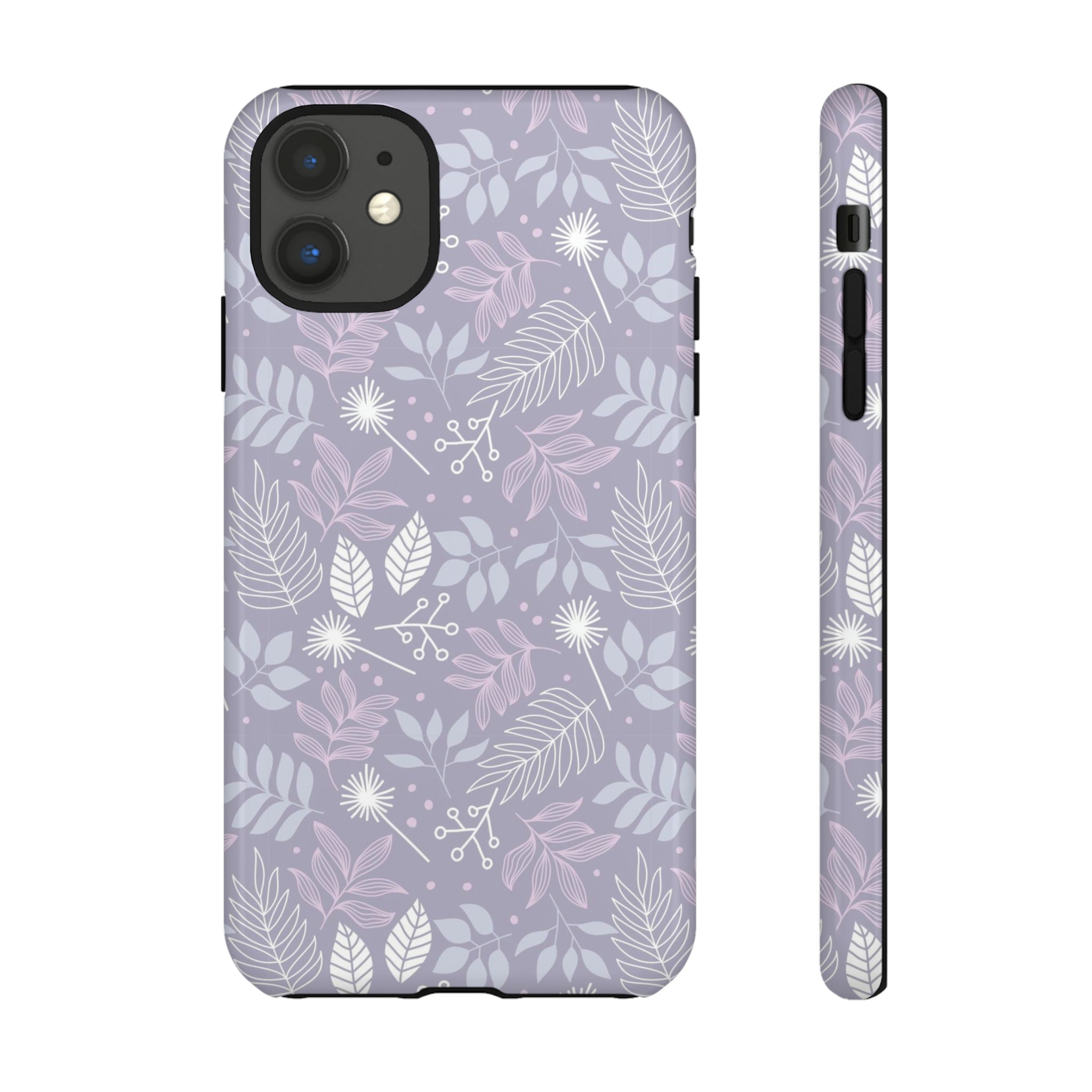 Purple Mona Leaf - Protective Phone Case