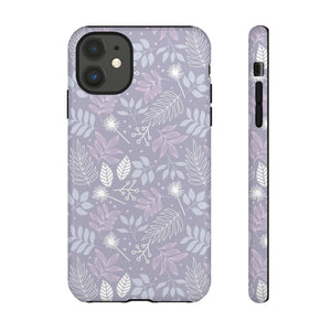 Purple Mona Leaf - Protective Phone Case