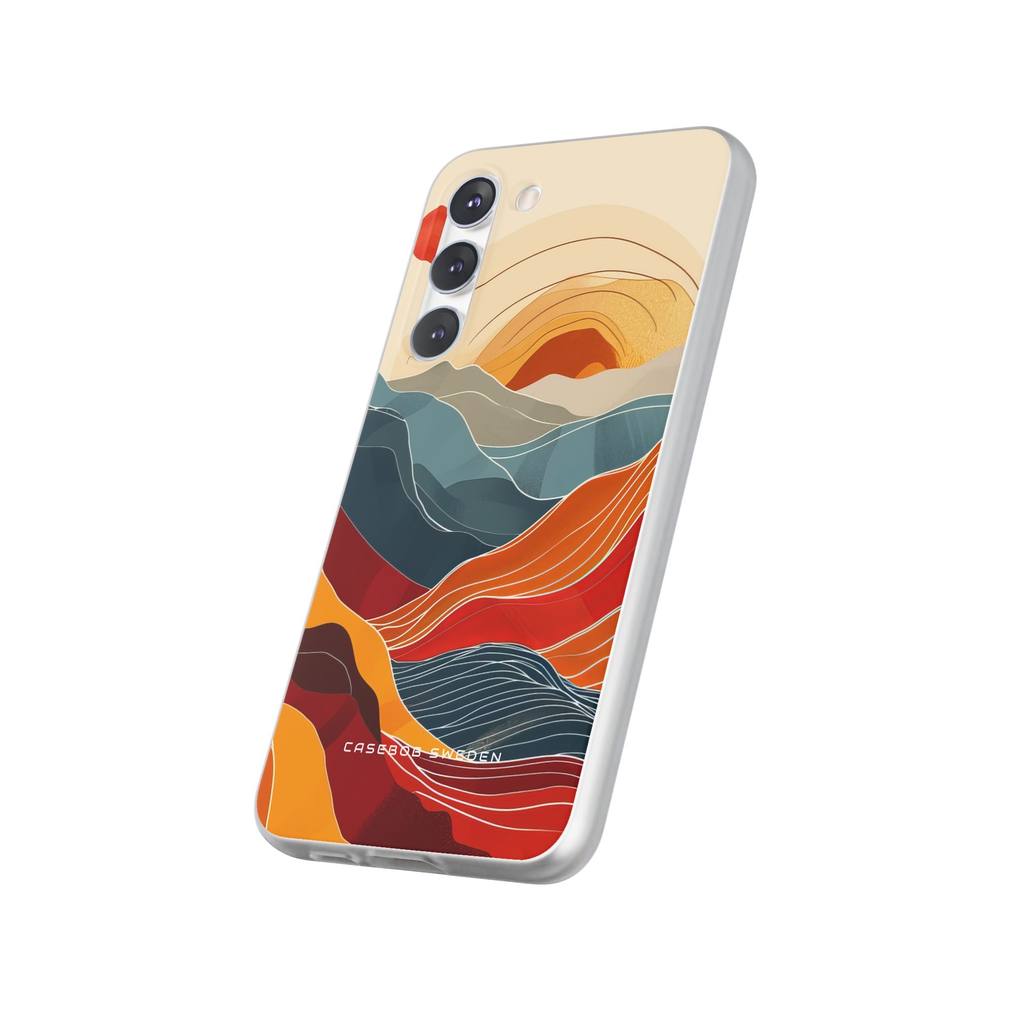 Harmonic Flow of Lines and Color Samsung S23 - Flexi Phone Case