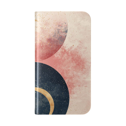 Golden Crescents Crimson - iPhone 16 Pro Case - Wallet