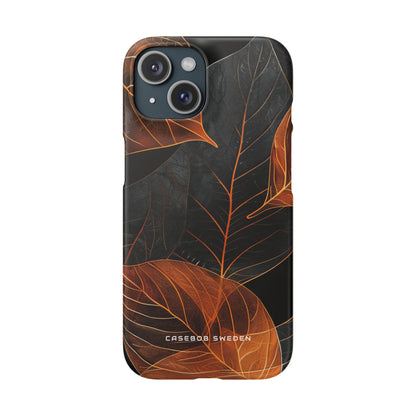 Autumn Leaf Elegance iPhone 15 - Slim Phone Case