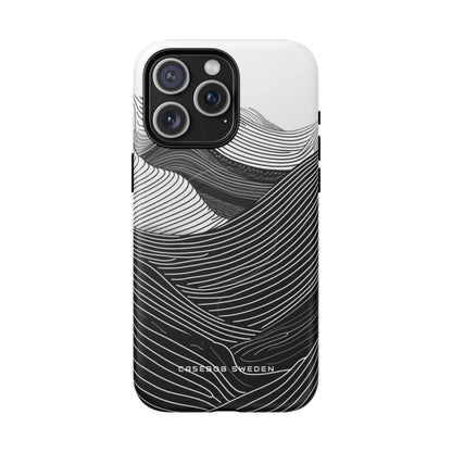 Undulating Horizon Waves iPhone 15 | Tough+ Phone Case