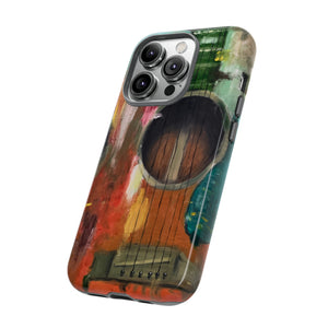 Oil painting - Guitar - Protective Phone Case