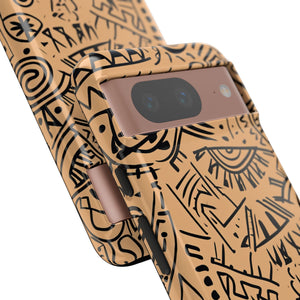 Mystic Tribal Geometry | Protective Phone Case for Google Pixel