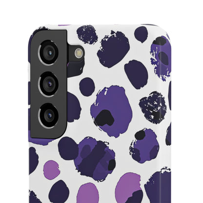 Purple Inkblots Samsung S22 - Slim Phone Case