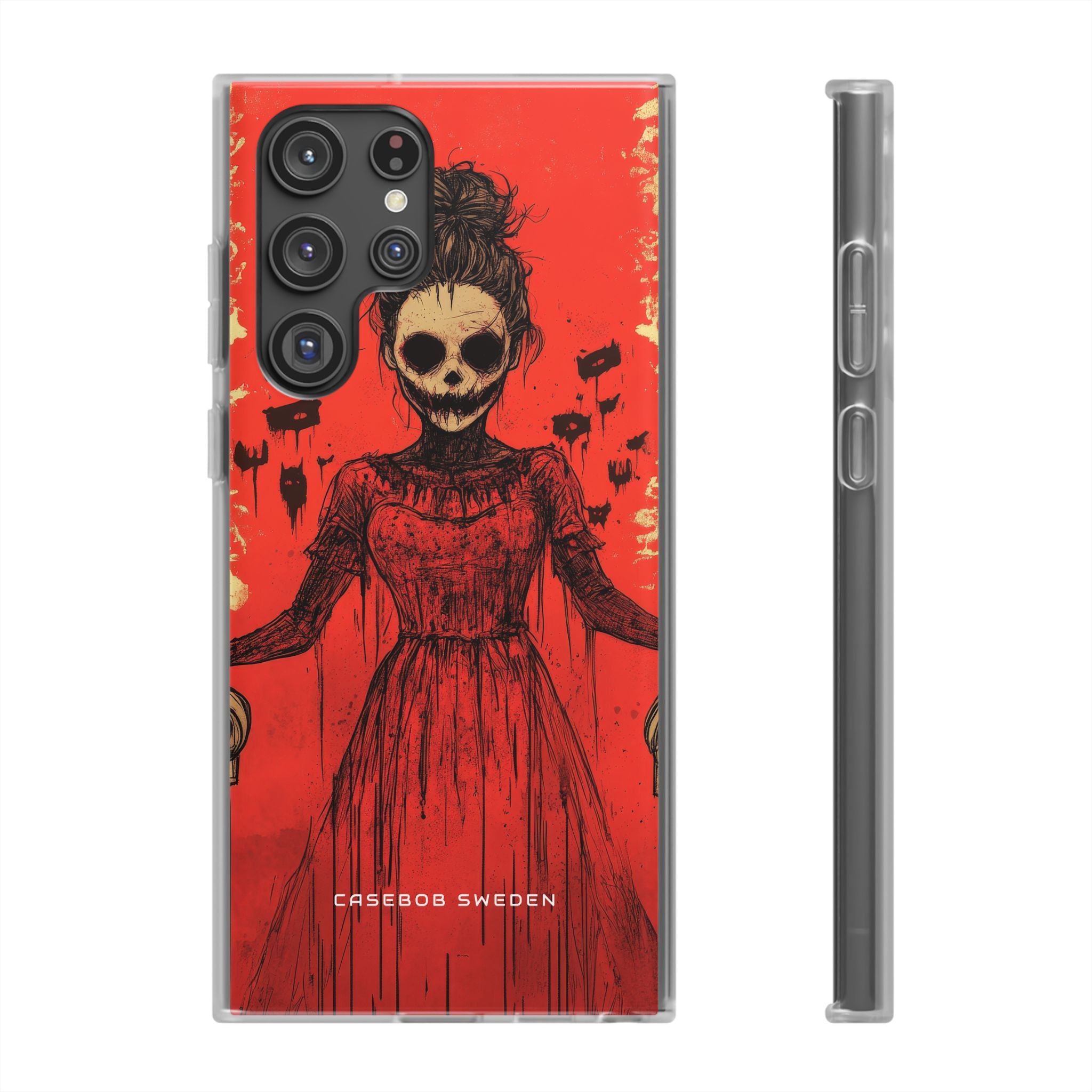 Haunting Scarlet Descent Samsung S22 - Flexi Phone Case